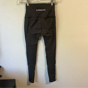Alpahalete Knit Legging Black Heathered 23”